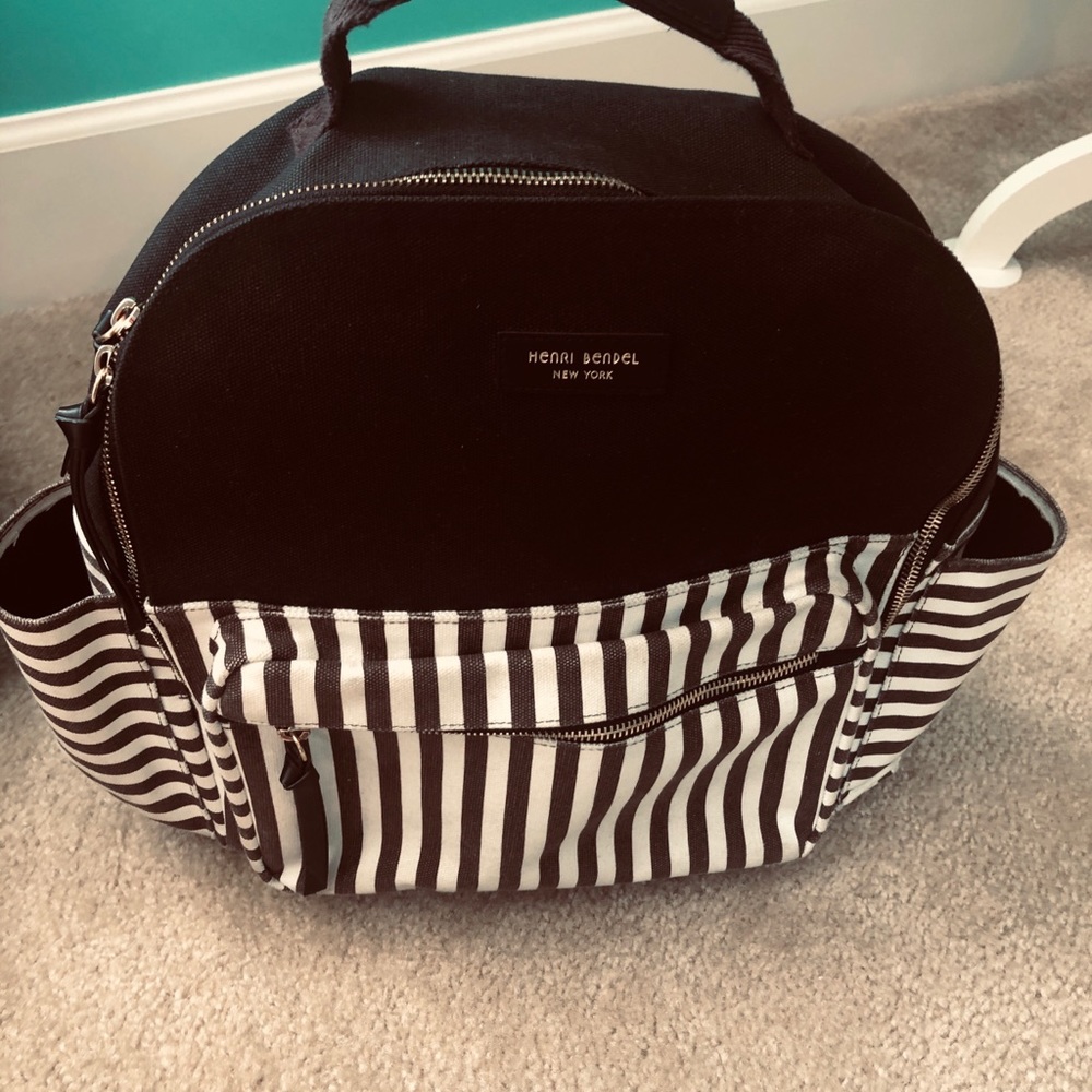 Henri Bendel striped backpack